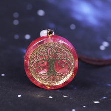 Load image into Gallery viewer, Orgonite Tree Of Life Energy Healing Pendant