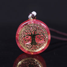 Load image into Gallery viewer, Orgonite Tree Of Life Energy Healing Pendant