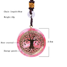 Load image into Gallery viewer, Orgonite Tree Of Life Energy Healing Pendant