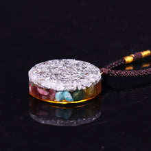 Load image into Gallery viewer, Orgonite 7 Chakra Rainbow Crystal Pendant for Strengthen Immune System