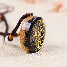 Load image into Gallery viewer, Orgonite Seed of Life Energy Pendant