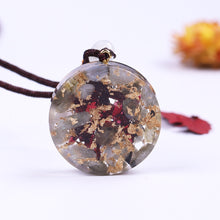 Load image into Gallery viewer, Orgonite Labradorite Om Yoga Healing Pendant
