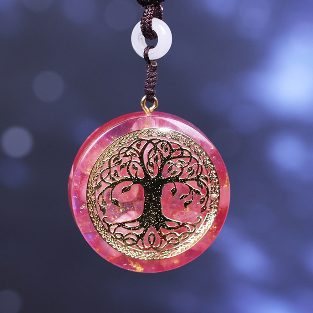 Orgonite Tree Of Life Energy Healing Pendant