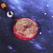 Load image into Gallery viewer, Orgonite Tree Of Life Energy Healing Pendant
