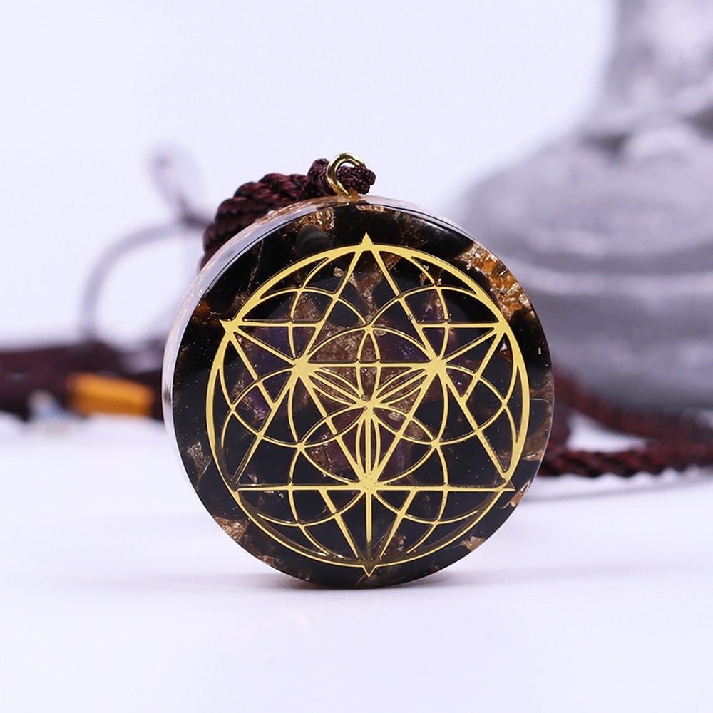 Orgonite Seed of Life Energy Pendant